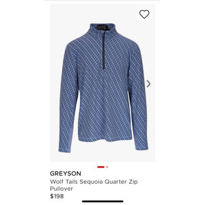 GREYSON
Wolf Tails Sequoia Quarter Zip Pullover